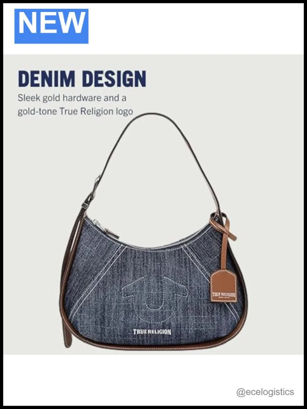 Hobo Bag with Adjustable Strap, Zip Closure, Lightweight